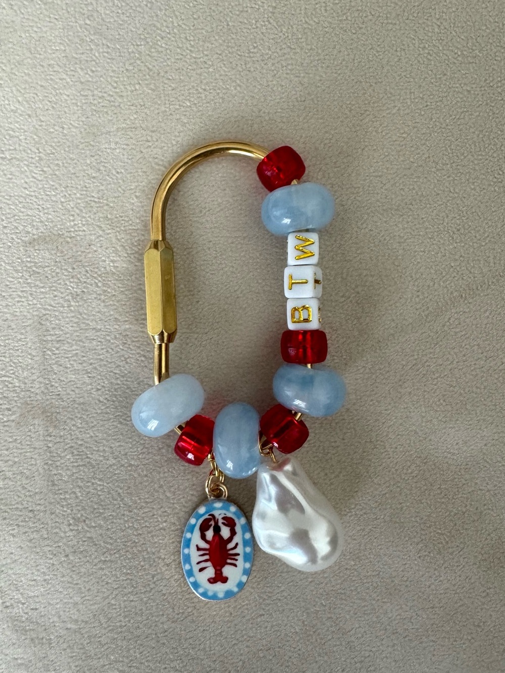 Handmade & Custom Carabiner Bag Charm